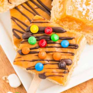 Caramel Rice Krispie Treats Recipe