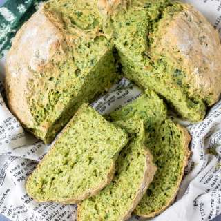 Kale Herb Soda Bread