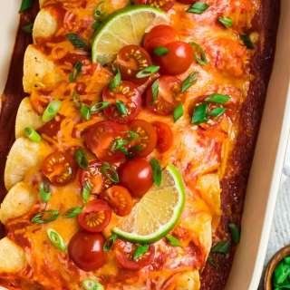 Instant Pot Chicken Enchiladas