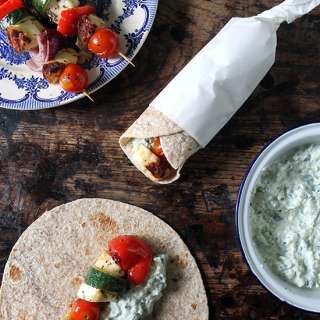 Halloumi Souvlaki