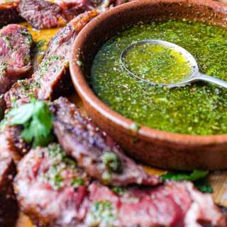 Argentinian Chimichurri Sauce with Steak