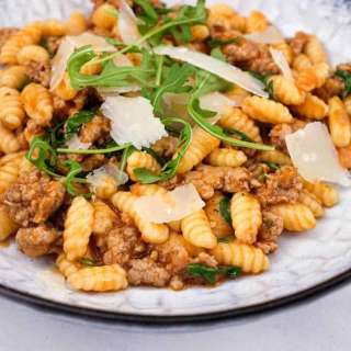 Malloreddus (Gnocchetti Sardi) with Sausage Ragù