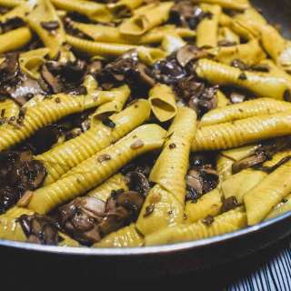 Garganelli Pasta with Mushroom Ragù