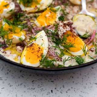 Turkish Bean Salad (Fasulye Piyaz)