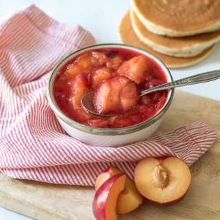 Easy Plum Compote
