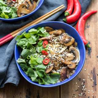 Vegan Ramen with Mushrooms