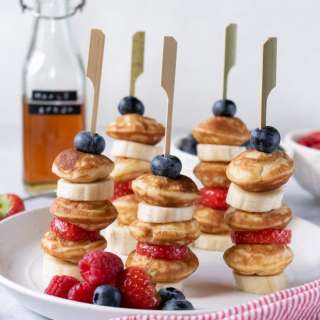 Pancake Skewers with Fruit
