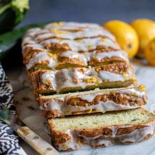 Courgette Cake with Lemon Drizzle