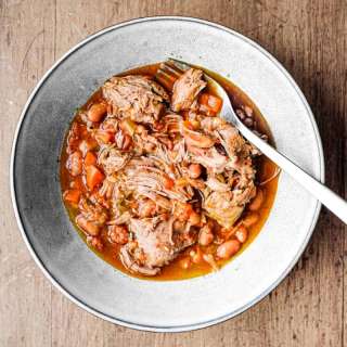 Pulled Lamb with Nduja and Borlotti Beans