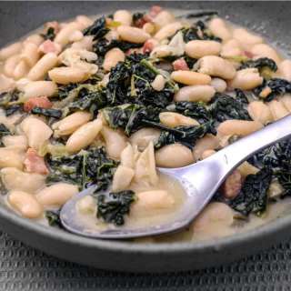 Tuscan Beans with Pancetta & Cavolo Nero