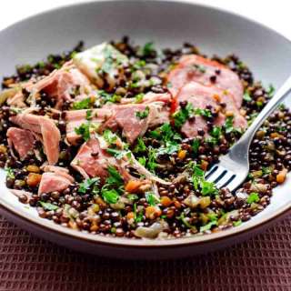 Salt Pork with Puy Lentils (Petit Sale aux Lentilles)