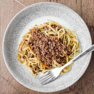 Tajarin Al Ragù (Piedmontese Pasta Ragu with Fondue Sauce)
