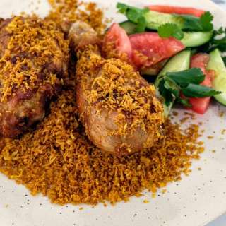Ayam Serundeng - Chicken with Crispy Coconut