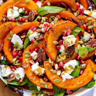 Roasted Red Kuri Squash Salad