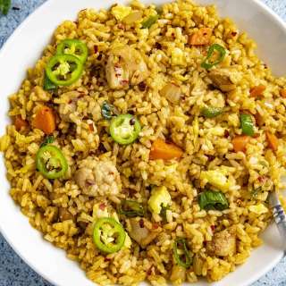 Spicy Chicken Fried Rice Recipe