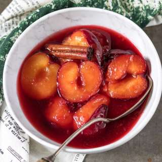 Stewed Plums