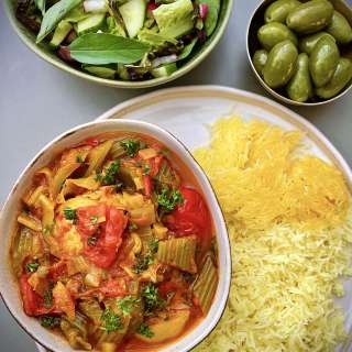 Khoresh-Karafs (Ghermez)