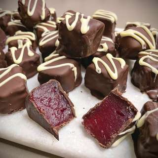 Dark Chocolate Covered Turkish Delights