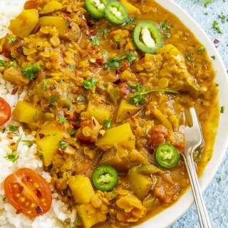 Red Lentil Curry Recipe (Masoor Dal)