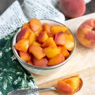 Easy Peach Compote