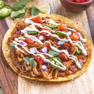 Tostadas de Tinga (Chicken Tinga Tostadas Recipe)