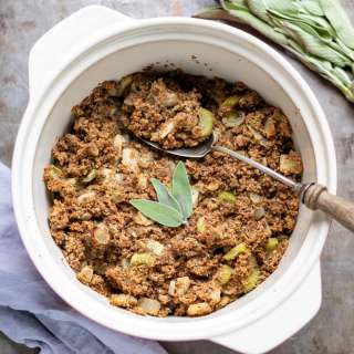 Easy Vegan Stuffing With Sage