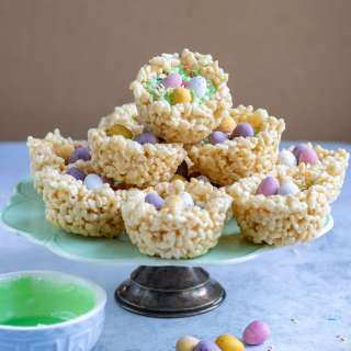 Rice Krispie Easter Nests
