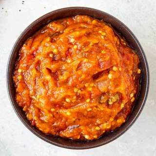 Zacusca Recipe – Romanian Roasted Eggplant and Red Pepper Spread
