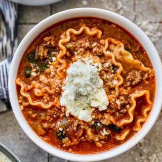 Crockpot Lasagna Soup