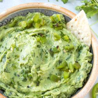 Creamy Roasted Jalapeno Guacamole Recipe