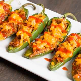 Pulled Pork-Sriracha Jalapeno Poppers - Recipe