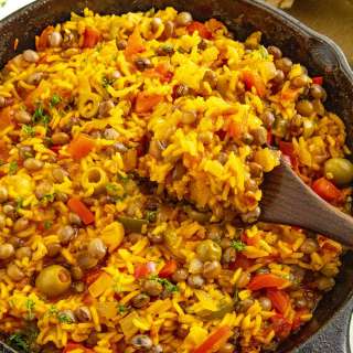 Arroz con Gandules Recipe (Puerto Rican Rice with Pigeon Peas)