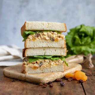 Coronation Chickpea Sandwich