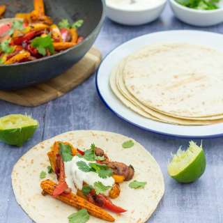 Easy Vegetable Fajitas