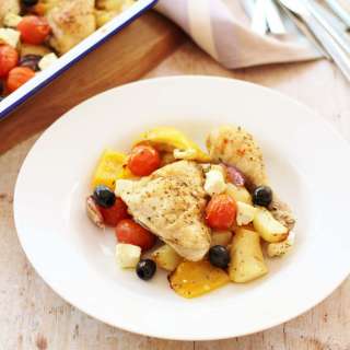 Greek Chicken Traybake