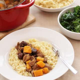 Lamb Stew with Spices, Butternut Squash and Chestnuts