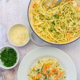 Creamy Smoked Salmon and Dill Pasta