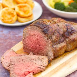 Simple Roast Beef and Mini Yorkshire Puddings