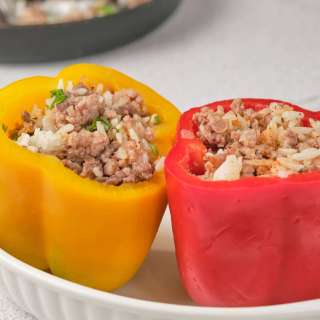 Bulgarian Stuffed Peppers Palneni Chushki