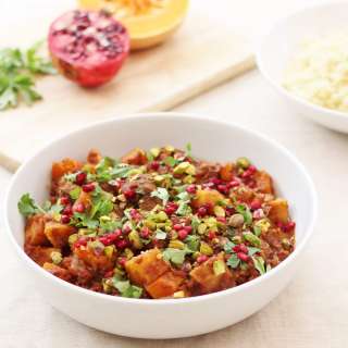 Venison, Butternut Squash and Parsnip Tagine