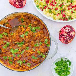 Easy Lamb and Aubergine Tagine