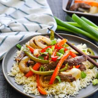 Dump-and-Bake Chinese Pepper Steak