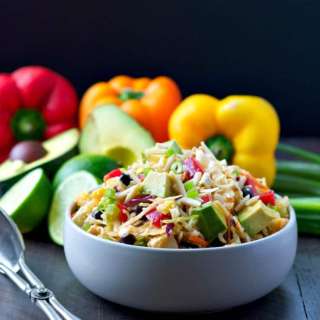 Southwestern Chicken Ramen Salad