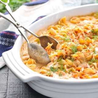 Dump-and-Bake Chicken Paprikash and Noodles