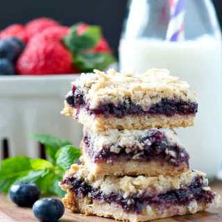 Mom's Shortcut Blueberry Muffin Bars