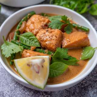 Coconut Miso Salmon Curry