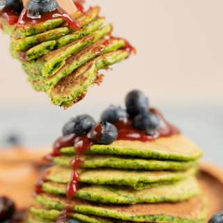 Finnish Spinach Pancakes