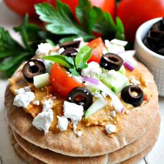 Greek Pita Bread Bites