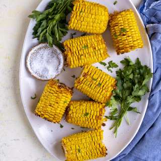 Easy Roasted Corn On The Cob