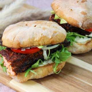 Blackened Salmon Sandwich